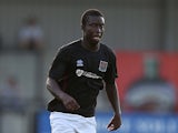 Northampton's Kieron Cadogan in action against Corby Town during a friendly match on July 24, 2013