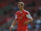 Morgan Schneiderlin of Southampton during the pre season friendly match between Southampton and Real Sociedad at St Mary's Stadium on August 10, 2013