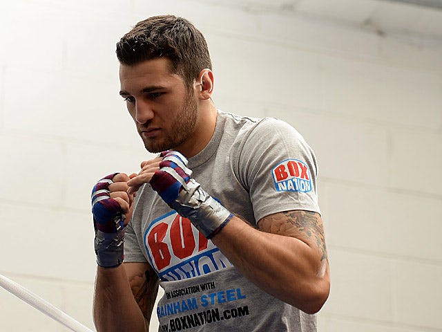 Nathan Cleverly during a training session on August 12, 2013