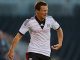 Fulham's Sascha Riether in action against Real Betis during a friendly match on August 5, 2013