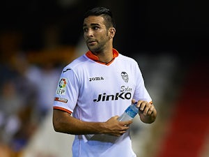 Valencia's Adil Rami in action during the match against Malaga on August 17, 2013