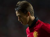 Manchester United's Adnan Januzaj in action during a friendly match against Kitchee FC on July 29, 2013
