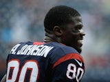 Texans WR Andre Johnson takes to the field against Miami on August 17, 2013