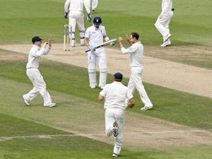 England lose three wickets