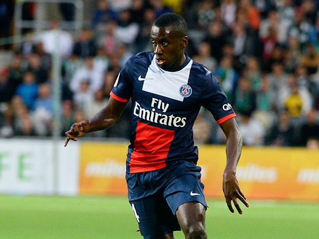 Paris Saint-Germain's Blaise Matuidi in action during a friendly match against Hammarby on July 23, 2013