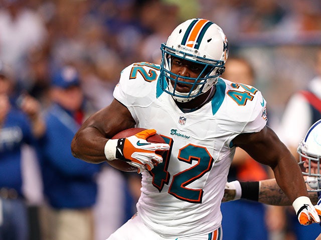 Miami Dolphins' Charles Clay in action against Indianapolis Colts on November 4, 2012