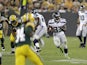 Seahawks' Christine Michael makes a play against Green Bay on August 23, 2013