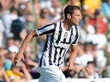 Claudio Marchisio of FC Juventus in action during the pre-season friendly match between FC Juventus A and FC Juventus B on August 11, 2013