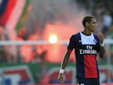 Paris Saint-Germain's French midfielder Gregory Van der Wiel looks on during a friendly football game between PSG and Rapid Wien at the Gerhard Hanappi stadium in Vienna, on July 12, 2013