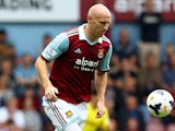 West Ham's James Colins in action during the match against Cardiff on August 17, 2013 