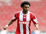 Stoke's Jermaine Pennant in action against Genoa on August 10, 2013