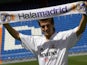 Jonathan Woodgate is unveiled as a Real Madrid player on August 21, 2004