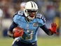 Tennessee Titans' Kendall Wright in action against New York Jets on December 17, 2012