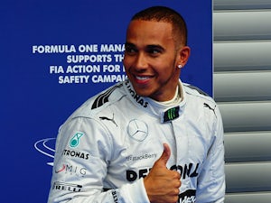 Hamilton "very happy" with practice sessions