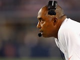 Cincinnati Bengals head coach Marvin Lewis on the sidelines during the game against Dallas Cowboys on August 24, 2013