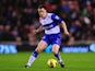 Reading player Nicky Shorey in action during the Premier League match between Sunderland and Reading at Stadium of Light on December 11, 2012