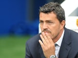 Brighton boss Oscar Garcia on the touchline during a game with Burnley on August 24, 2013
