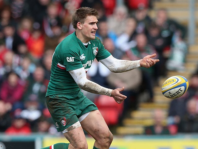 Leicester's Toby Flood in action against Harlequins on May 11, 2013