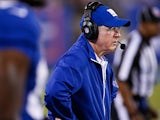 New York Giants head coach Tom Coughlin on the sidelines during his team's pre-season match against Indianapolis Colts on August 18, 2013