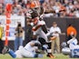 Browns RB Trent Richardson makes a play against the Lions on August 15, 2013