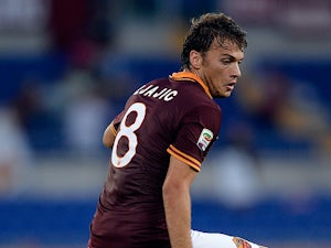 Roma's Adem Ljajic in action during the match against Hellas Verona on September 1, 2013