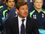 Spurs manager Andre Villas Boas during the match against Dinamo Tbilisi on August 29, 2013