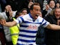 Andros Townsend celebrates scoring his first goal for Queens Park Rangers.