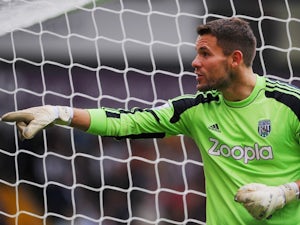 West Bromwich Albion goalkeeper Ben Foster during the Premier League match against Southampton on August 17, 2013