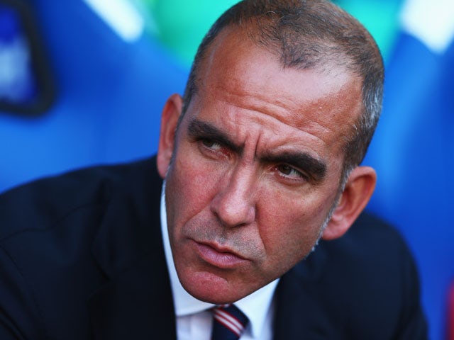 Sunderland manager Paolo Di Canio looks on during the Barclays Premier League match between Crystal Palace and Sunderland at Selhurst Park on August 31, 2013