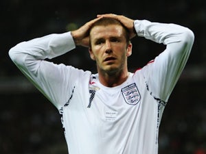 OTD: Beckham sees red for England again