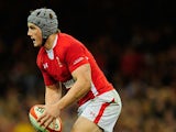 Wales' Jonathan Davies in action against England during their Six Nations match on March 16, 2013