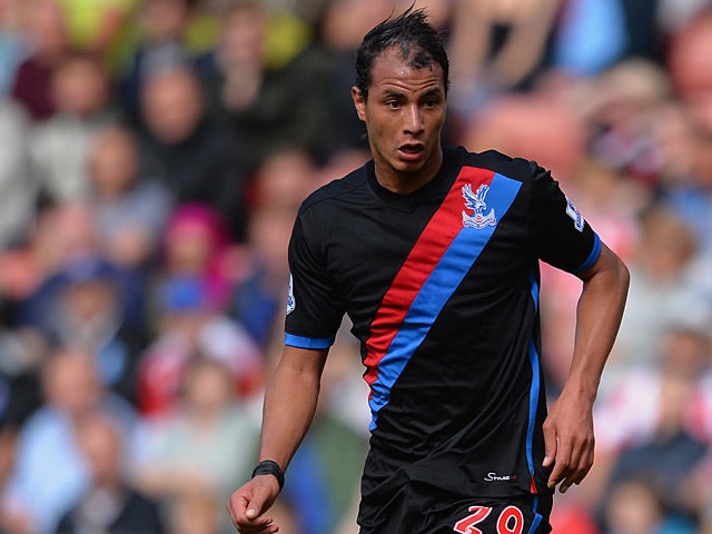 Crystal Palace's Marouane Chamakh in action during the match against Stoke on August 24, 2013