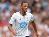 Spurs' Moussa Dembele in action against Espanyol on August 10, 2013