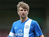 Peterborough's Paddy McCourt in action during a friendly match against Northampton on July 20, 2013