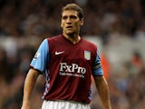 Stiliyan Petrov of Aston Vliia in action during the Barclays Premier League match between Tottenham Hotspur and Aston Villa at White Hart Lane on October 2, 2010