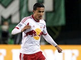 Tim Cahill #17 of New York Red Bulls controls the ball during the second half of the game against the Portland Timbers at Jeld-Wen Field on March 03, 2013