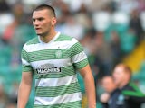 Tony Watt of Celtic in action during the Scottish Premier League game between Celtic and Ross County at Celtic Park Stadium on August 03, 2013 