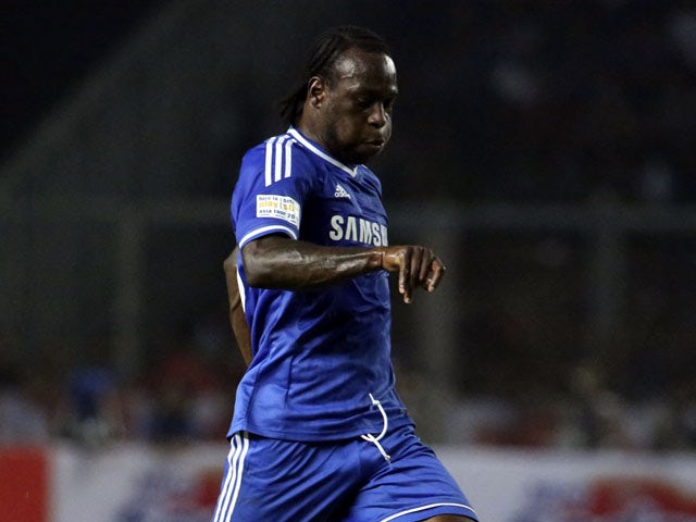 Victor Moses of Chelsea in action during the match between Chelsea and Indonesia All-Stars at Gelora Bung Karno Stadium on July 25, 2013