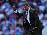 West Ham United manager Sam Allardyce shouts on the touchline during the Barclays Premier League match between West Ham United and Stoke City at the Bolyen Ground on August 31, 2013