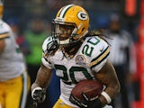 Alex Green #20 of the Green Bay Packers rushes against the Chicago Bears at Soldier Field on December 16, 2012