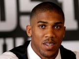 Anthony Joshua attends a press conference to announce his signing to Matchroom on July 25, 2013