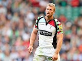 Chris Robshaw of Harlequins in action during the Aviva Premiership match between London Wasps and Harlequins at Twickenham Stadium on September 7, 2013