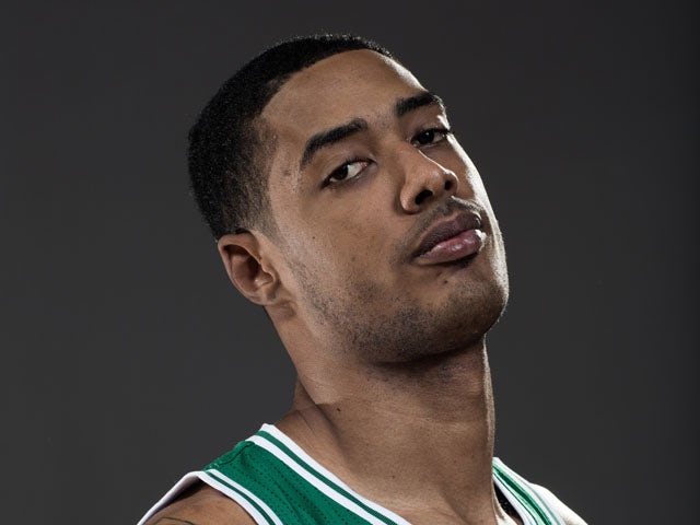 Fab Melo of the Boston Celtics poses for a portrait during the 2012 NBA Rookie Photo Shoot at the MSG Training Center on August 21, 2012