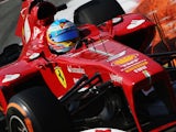 Ferrari driver Fernando Alonso during the final practice session for the Italian Grand Prix at Monza on September 7, 2013