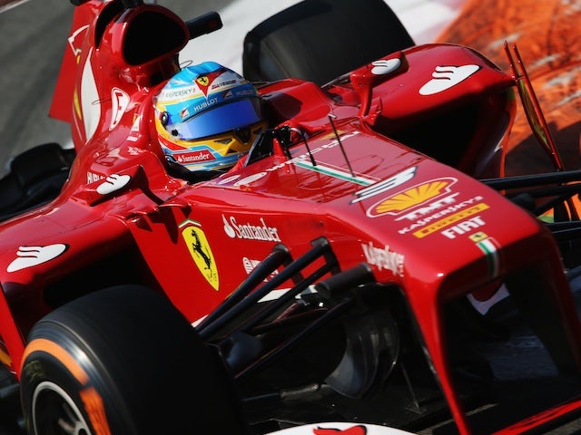 Ferrari driver Fernando Alonso during the final practice session for the Italian Grand Prix at Monza on September 7, 2013