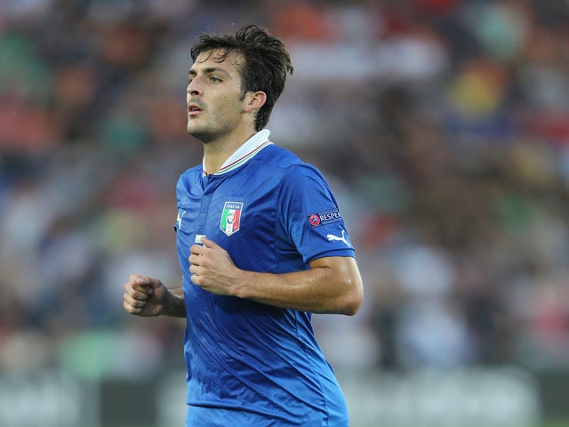 Giulio Donati of Italy during the UEFA European U21 Championships Final match between Spain and Italy at Teddy Stadium on June 18, 2013