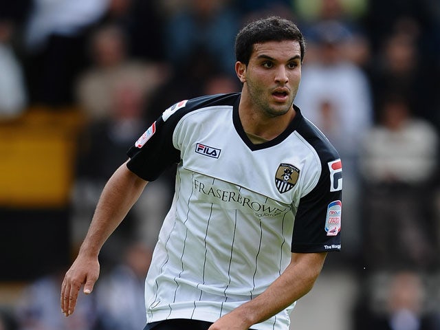 Hamza Bencherif of Notts County in action during the Pre Season Friendly between Notts County and Wolverhampton Wanderers at Meadow Lane on July 23, 2011