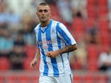 Jack Hunt of Huddersfield Town in action during the pre season friendly match between Rotherham United and Huddersfield Town at The New York Stadium on July 20, 2013
