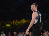 Minnesota Timberwolves' JJ Barea in action against Los Angeles Lakers on February 28, 2013