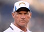 Offensive Coordinator Ken Whisenhunt of the San Diego Chargers during warm up before the game against the Seattle Seahawks at Qualcomm Stadium on August 8, 2013